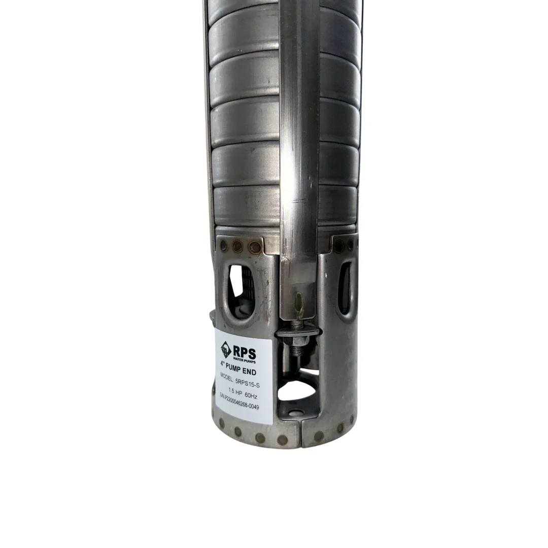 RPS Steel Pro 18RPS05-S 4" Submersible Pump End | Stainless Steel Impeller | 15.9-21 GPM - Image 3