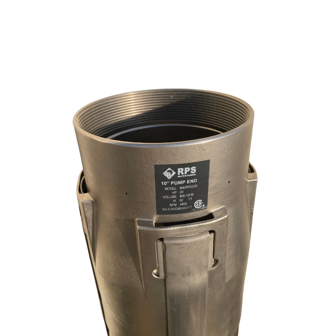 RPS 20HP 480V 800RPS200, Up to 90FT Head, 400 to 1,030GPM, Stainless Steel Submersible Pump End + Motor - Image 5