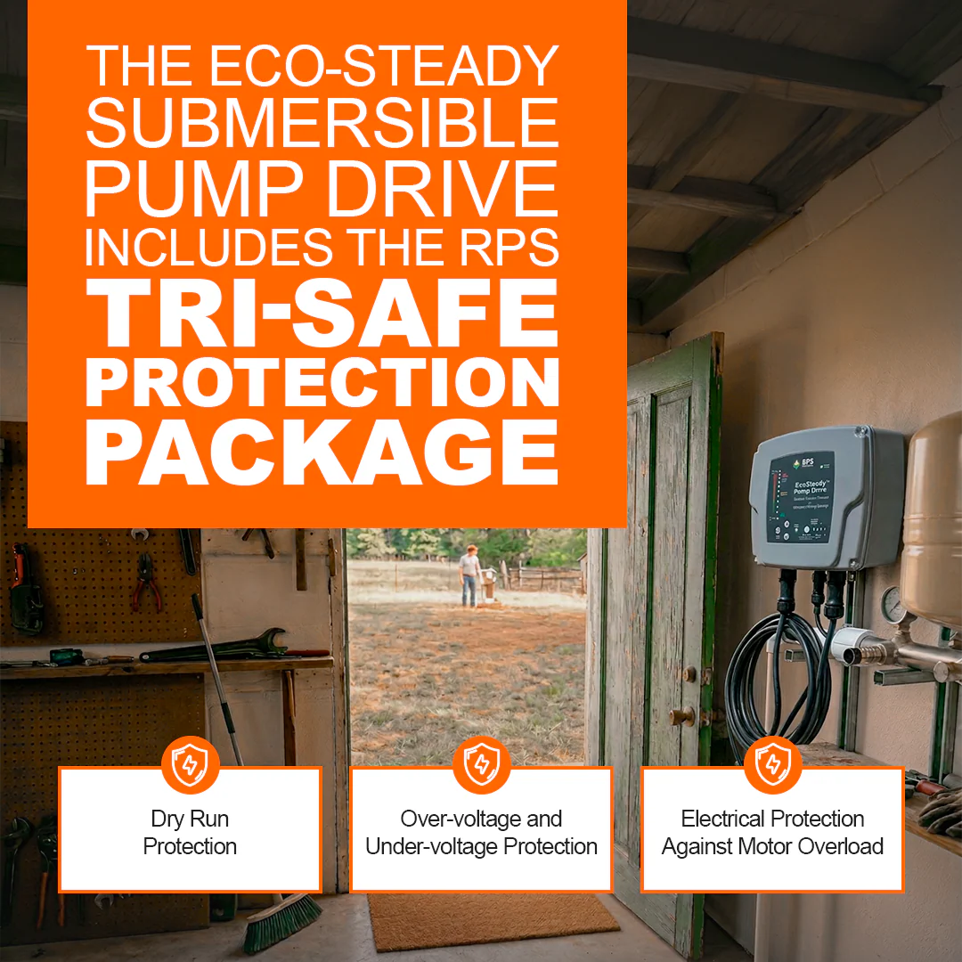 RPS Eco-Steady™️ Submersible Pump Drive | Energy Saving Variable Frequency Drive for Three Phase 220V Well Pumps - Image 4